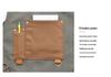 Multifunctional Color Block Canvas Apron for Barber, Barista & Baker - Custom Waist Apron