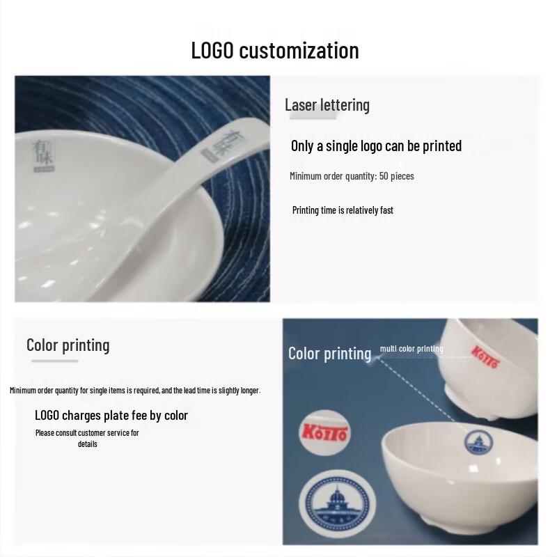 DISHJOY Durable White Melamine Tea Cups