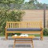 Pallet Cushion Set 2 Pcs Anthracite 200 X 40 X 8 Cm Oxford Fabric