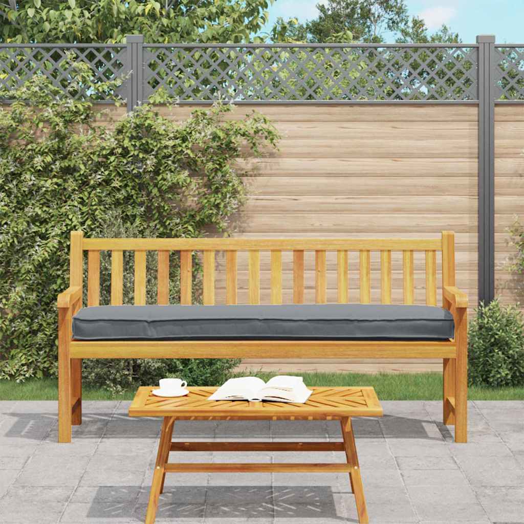 Pallet Cushion Set 2 Pcs Anthracite 200 X 40 X 8 Cm Oxford Fabric