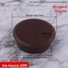ABS Round Wire Desk Grommet Cover for Desktop Cable Management and Furniture Cabinet Hardware.