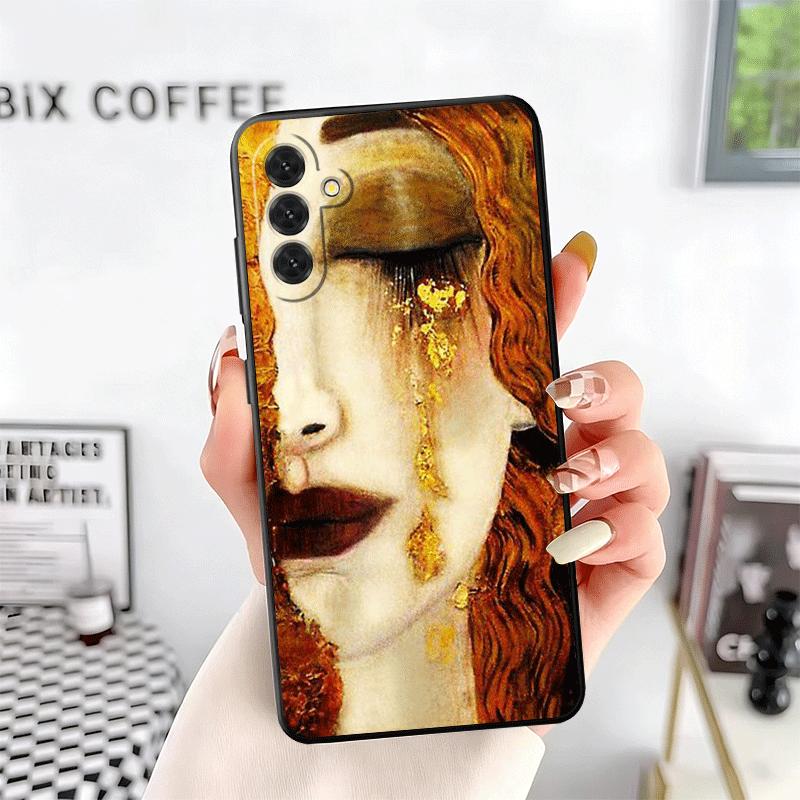 Kiss By Gustav Klimt Art Soft Phone Case for Samsung A17 A37 A57 A16 A26 A36 A56 A15 A25 A35 A55 A14 A24 A34 A54 A13 A23 A33 A53