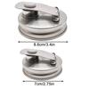 Regular Mouth Stainless Steel Pour Spout Flip Cap For Glass Ball Mason Jars