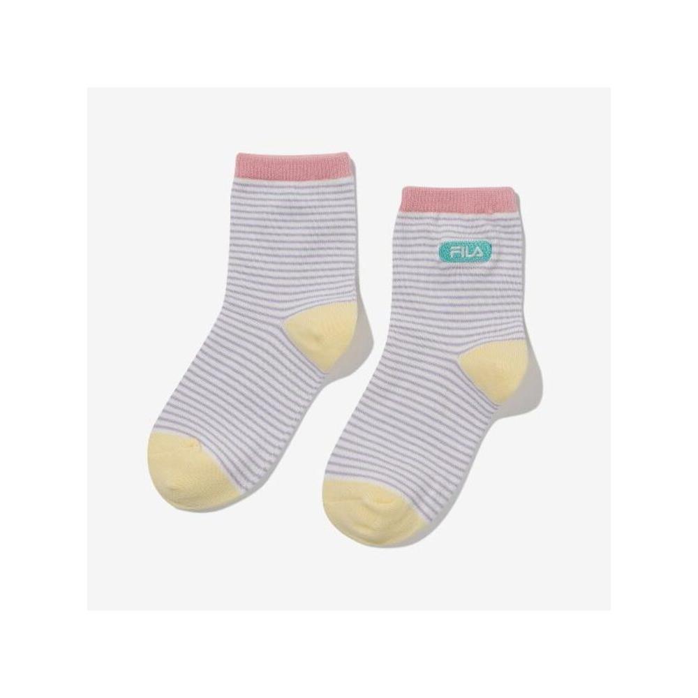 

[fila Kids] Kids Striped Long Socks Fk3scf5354x Plv q0zFk3scf5354xPlv PALELAVENDER/180