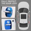 4pcs Slim Design Car Door Lock Cover Emblem Stainless Steel Protective Case Compact Exterior Decoration Auto Accessories For BMW npmk56