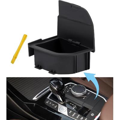 Bil dold förvaringslåda Gäller BMW X3 X4 Tillbehör, Dashboard förvaringslåda gäller BMW Bmw X3 X4 M2 M3 M4 2019-2023 ABS Dashboard förvaringslåda