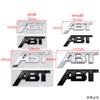 ABS Metal ABT Logo Letters Car Front Grill Emblem Badge Sticker for Volkswagen Golf 7 Sagitar Magotan Bora Tiguan Passat Jetta