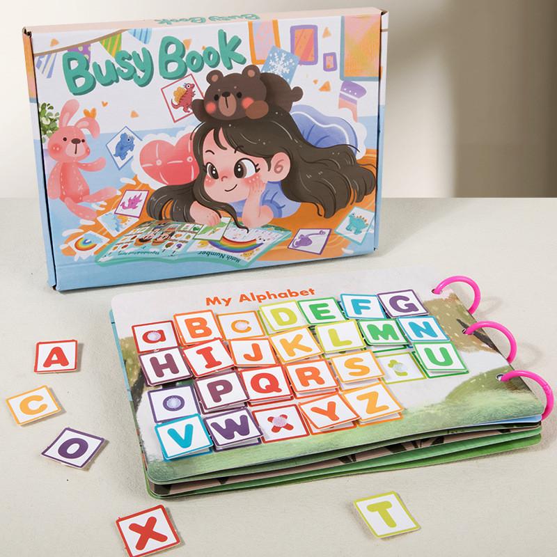 Quiet Stickon Book For Kids Montessori Early Education Toy With Customizable Fun