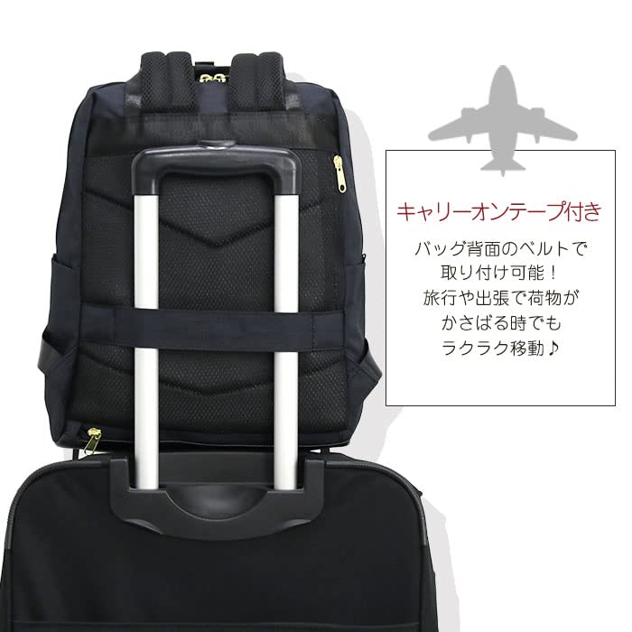 Rucsac A4 Water Adult Travel GHM0511 Navy [Anello Grande] Repelent/Ușor/10 buzunare/Multi-stocare