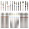 10Pcs Dead Skin Removal Nail Art Drill Bit Kits Russian Style Manicure Grinding Head  Sander Tool