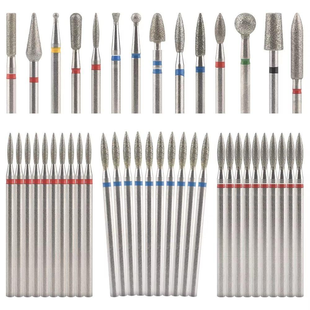 10Pcs Dead Skin Removal Nail Art Drill Bit Kits Russian Style Manicure Grinding Head Sander Tool
