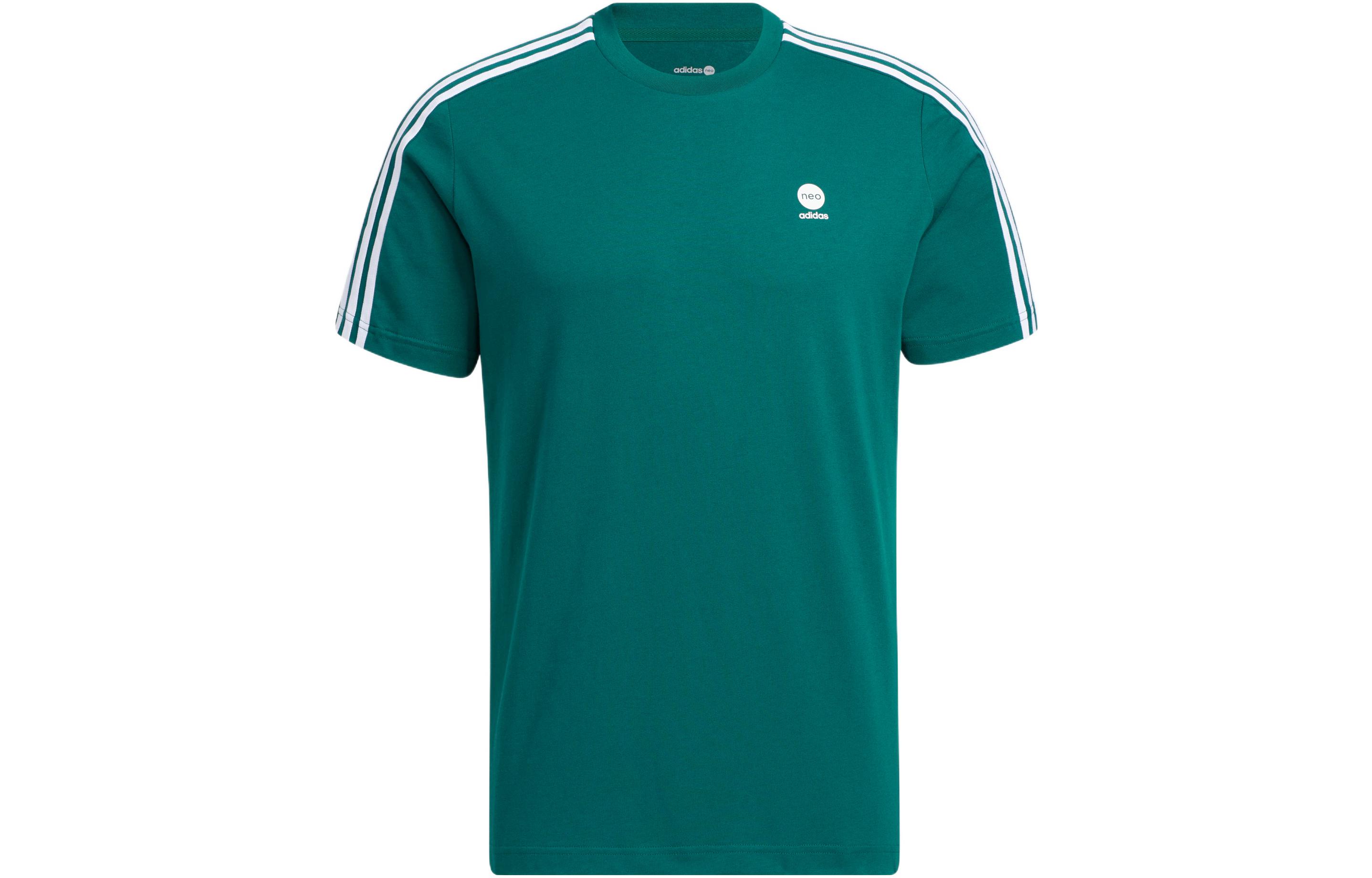 Adidas Neo Set-in Sleeve T-Shirt Men s Green HT7350 L