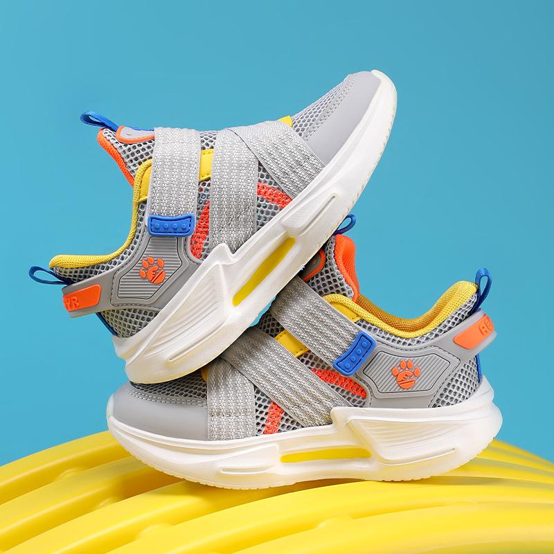 Summer Fashion Running Sneakers for Children Comfort Mesh Platform Kids Sneakers Boys Outdoor Athletic Shoes Trainers Teenager