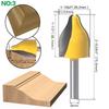 8mm Shank Panel Raiser Router Bit - Vertical - Ogee Bead - cutter woodworking bits wood milling cutter