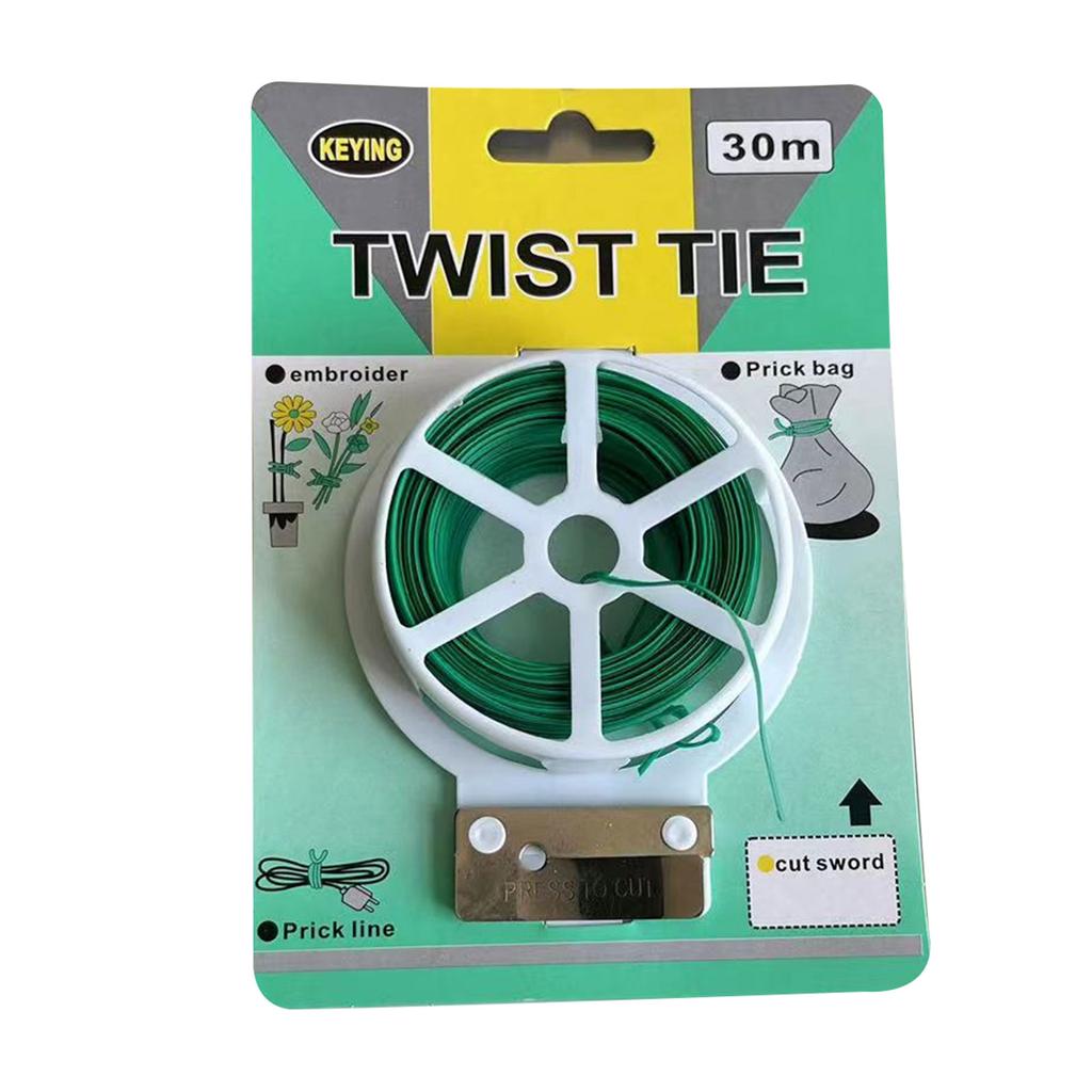 Green Organization Strap Wire Holders Wrap Ties Soft Plant Organiser Green Strap Adjustable Plant Ties