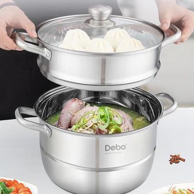 Debo Wosburg 304 Stainless Steel Steamer & Soup Pot