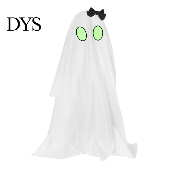 Reusable Holiday Party Supplies Halloween Ghost Decoration, Spooky Outdoor Standing with Glow in Lightweight Festival Home Accents The Dark