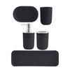 5 Piece Modern Bathroom Accessory Set, with Soap Dispenser Bottle, brush Holder, Tumbler, Dish