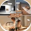 Flexible LED Clamp Desk Lamp 3 Colors LED Book Clip Lights Creative Clamp Night Light  Learning