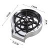 Crystal Clear Glass Cup Rinser for Home and Bar