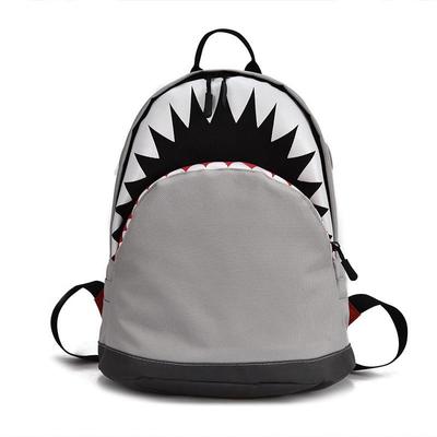 Children's Small School Bag Kindergarten Baby Backpack Personality Shark Canvas Primary School Student Backpack