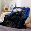 1pc Batman, Moonlight Flannel Blanket Soft Warm Throw for Home, Office, Travel, All-Season Cozy Bedding GiftL1081