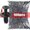 ABS Plastic Expansion Rivet Nut Buckle Clip Rivet Fastener Black Auto Parts Repair Tool Decoration Tool Car Accessories
