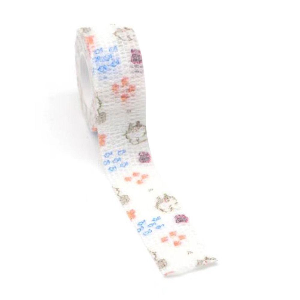 5 M Medical Waterproof Cotton White Adhesive Tape Strain Injury Care Self-Adhesive Sport Binding Physio Muscle Elastic Bandage