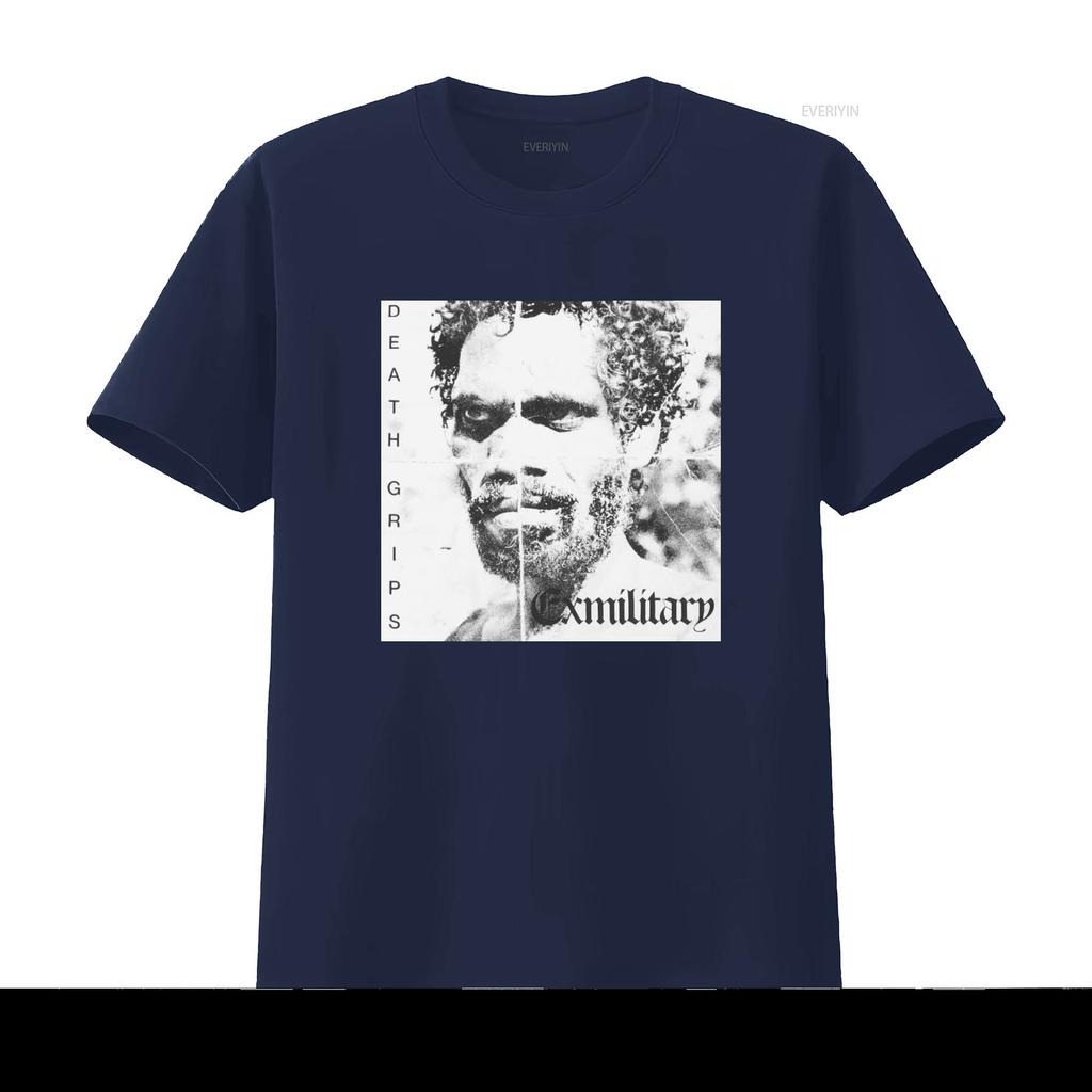 DEATH GRIPS Exmilitary T Shirt Vintage Style Unique Design Perfect for Music Fans vintage Washed Slightly Stylish streetwear