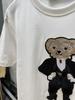 Ralph High-Quality Unisex Casual Bear Embroidery T-Shirt - Short-Sleeved, Comfortable, Versatile.