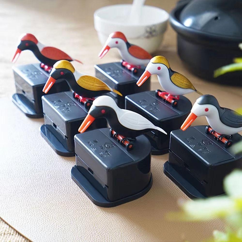 Cute Little Bird Pop-Up Toothpick Box Cartoon Pressing Toothpick Box  Home Furnishing