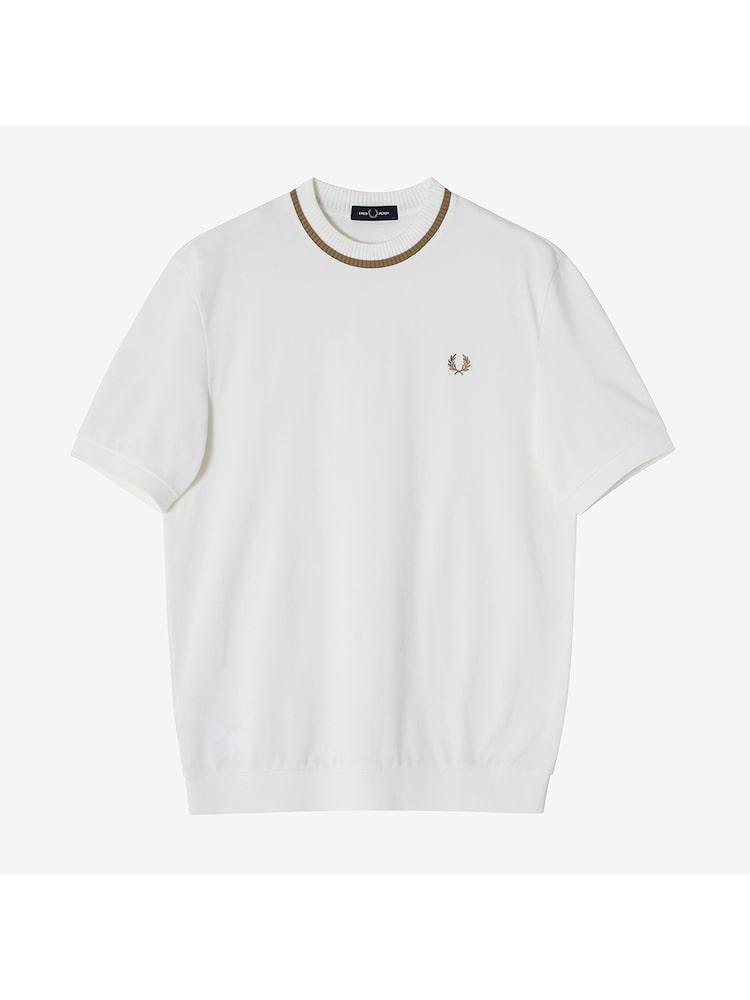 Fred Perry [hq Genuine] Fred Perry [sharp] Crewneck Piquette B34 Afpm2410007 B34 qzgAfpm2410007 B34 M