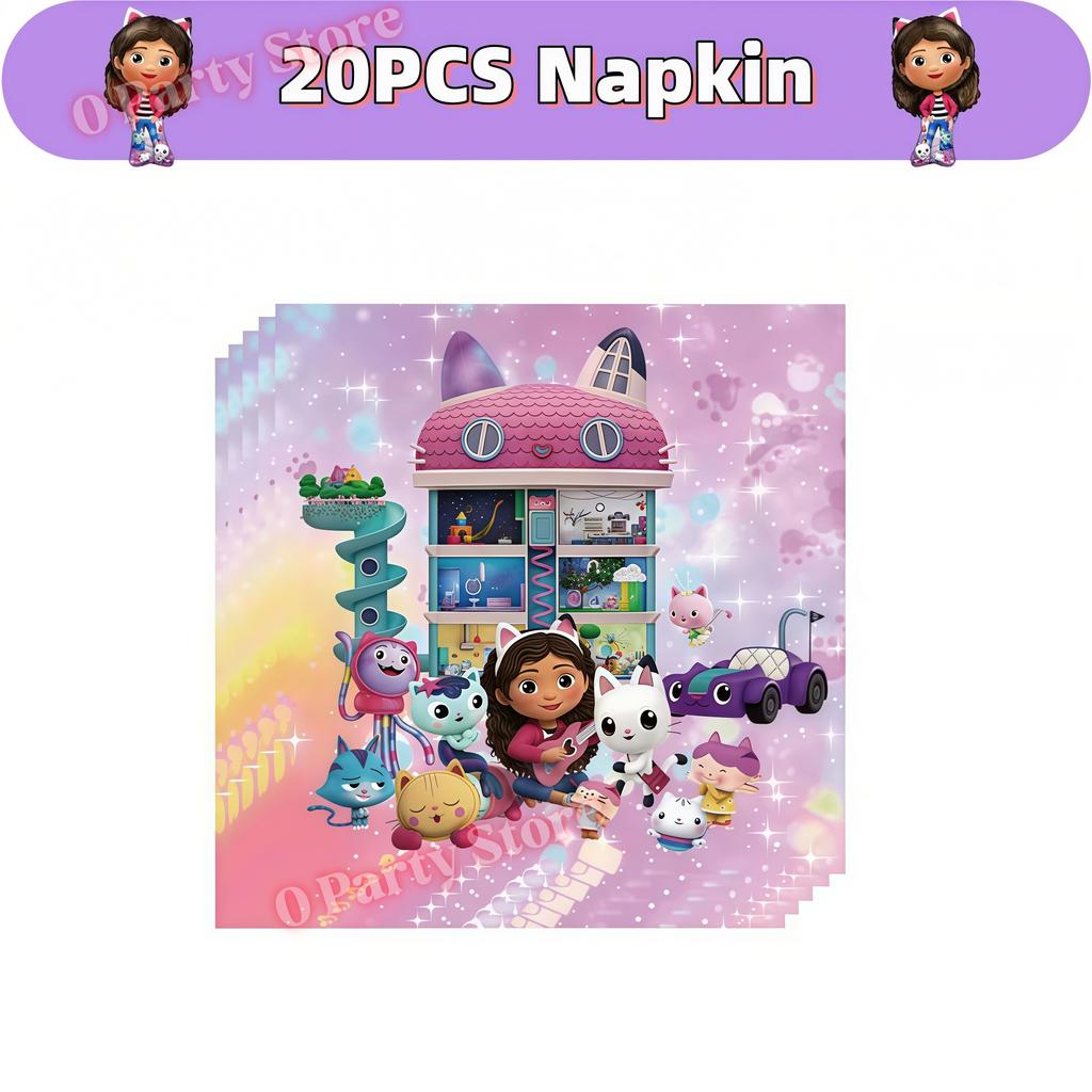 Gabby Dollhouse Keychains Birthday Party Decoration Supplies School Carnival Reward Gift Bag Fillers Kids Favor Gift Party Decor