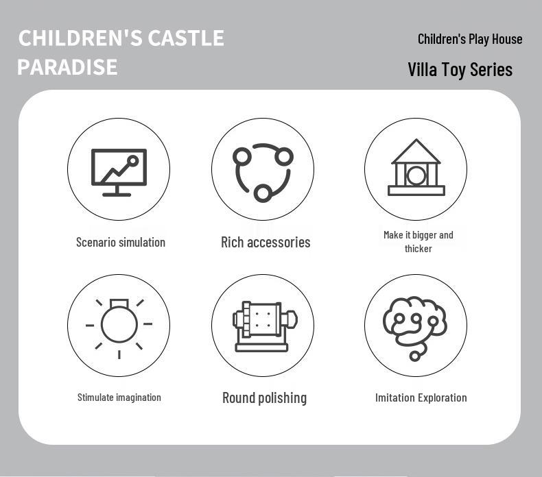 Princess Castle Dollhouse: Pretend Play Toy for Girls Aged 3+