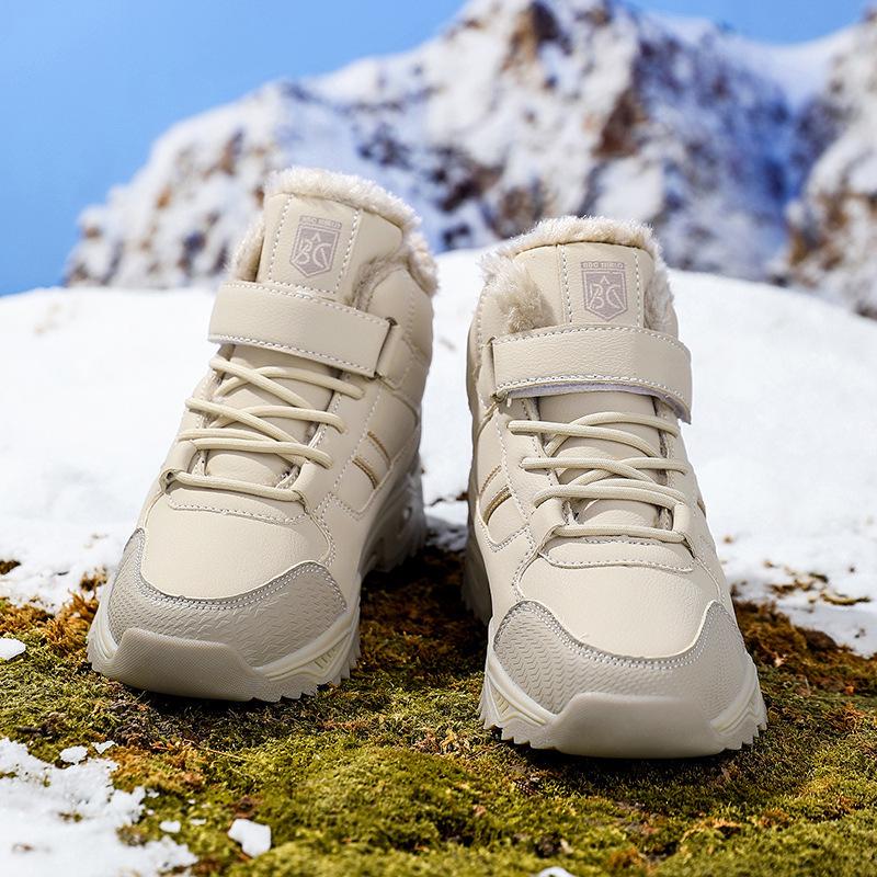 2025 Winter Kids' Snow Boots and Unisex Warm Cotton Travel Shoes