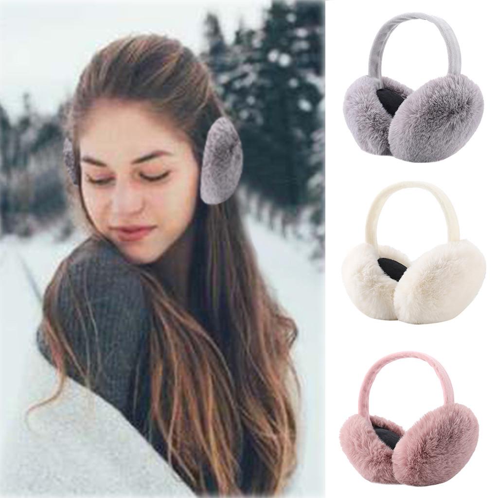 Buy [BBB] Women's Winter Warm Cute Ear Warmers Outdoor Foldable Earmuffs Ear Warmers at