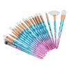 20pcs Makeup Brush Set Professional Foundation Concealer Face Powder Blush Eyeshadow Brushes for Wom