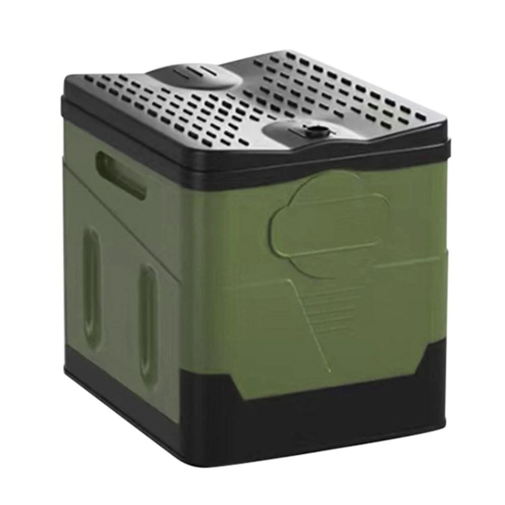 

Портативный складной туалет для кемпинга, путешествий, складной автомобильный аварийный туалет с крышкой-сиденьем, туалет для улицы для взрослых и детей