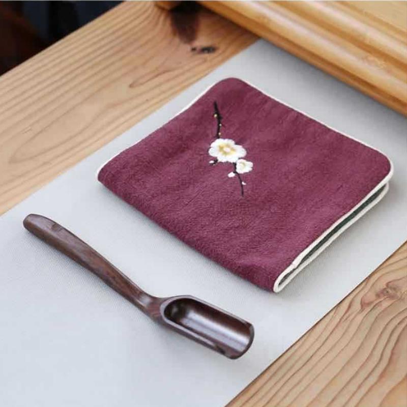 Tea Accessories Chinese Kong Fu Wooden Bamboo Tea Scoop Teaspoon Kitchen Supplies Tea Scoop Portable Teaware Accessories New