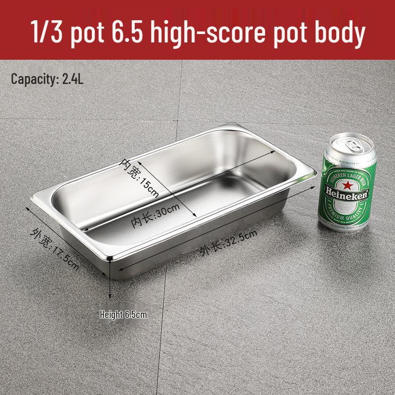 304 Stainless Steel Commercial Deep Food Pan