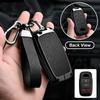 Zinc Alloy Leather Car Remote Key Case Cover Shell for Toyota Yaris Ativ Raize Veloz Avanza Rush Auto Keychain Accessories