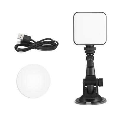Kit d'éclairage pour visioconférence Lumière d'appoint Luminosité réglable Lampe portable pour ordinateur portable pour vidéo