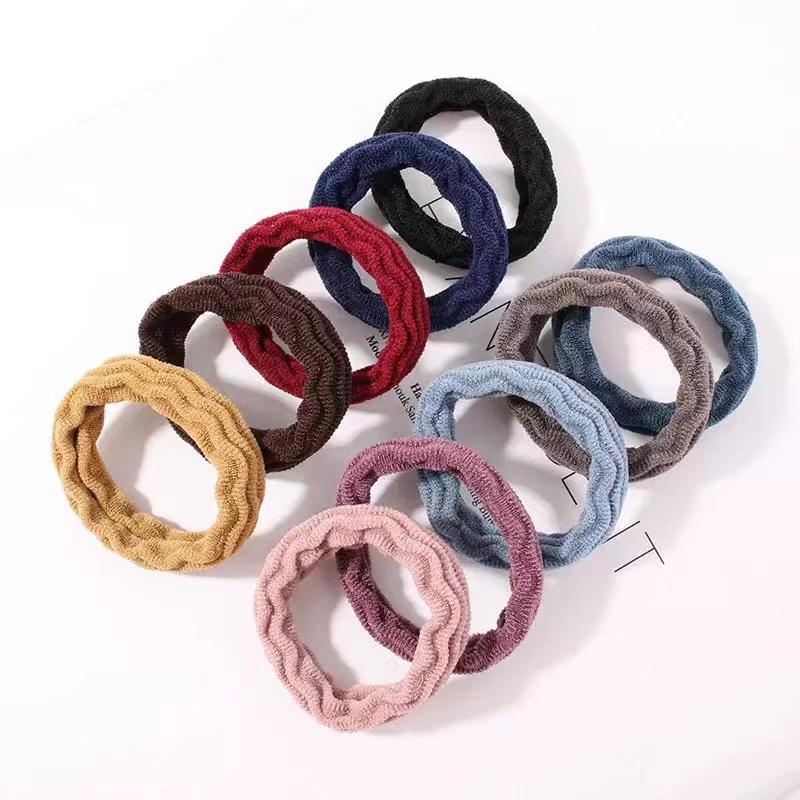 10Pcs/lot Elastic Hair Bands Colorful Rubber Bands For Kids Scrunchie Girl Hair Accessories