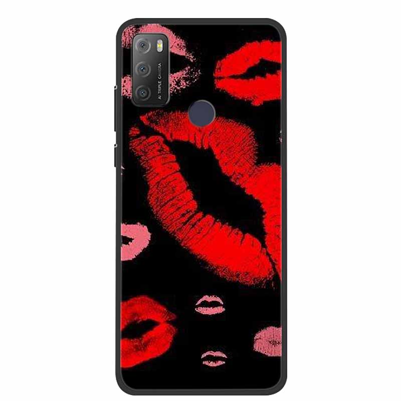 For Alcatel 1S 2021 Case Silicone Waterproof TPU Soft Phone Case For Alcatel 1S 1 S 2020 Capa Cartoon Coque Funda For 1SE 2020