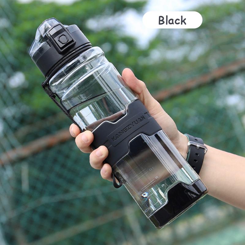 

1000/700 мл спортивная бутылка для воды, большая емкость, бутылка для напитков для занятий спортом на открытом воздухе, путешествий, портативная герметичная пластиковая чашка, посуда для напитков 700ml