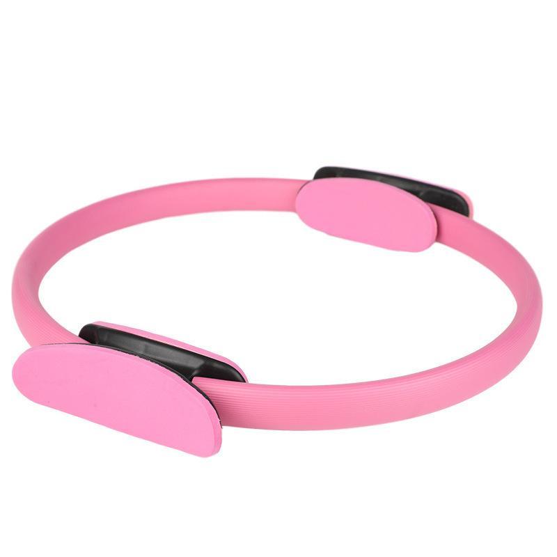 1 Stück Umweltfreundlicher Leichter Fitnessreifen Formgebender Glasfaser-Pilatesring Langlebiger Anti-Rutsch-Griff Yoga-Ring Trainingsgerät
