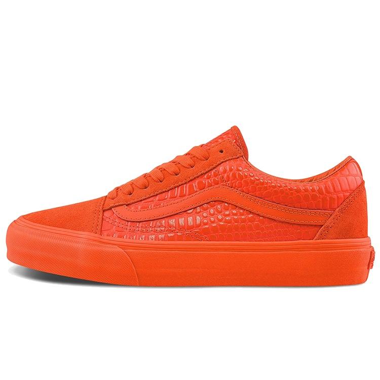 Vans Old Skool VLT LX  Croc Skin - Flame  Men s VN0A4BVF2TQ EU 36