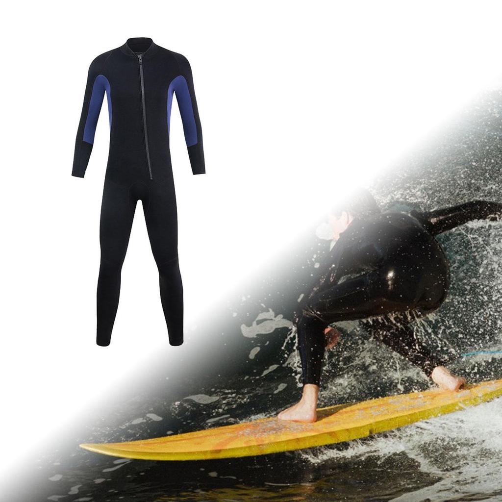 Men Wetsuit Full Body 3mm Neoprene Soft for Boarding Surfing Underwater