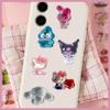 Haorange 3D Decoration Hollow Candy Stickers for DIY Planners and 3D PVC Multicolor Anime 6 Sheets Stickers, Smartphones, Stickers, Material,