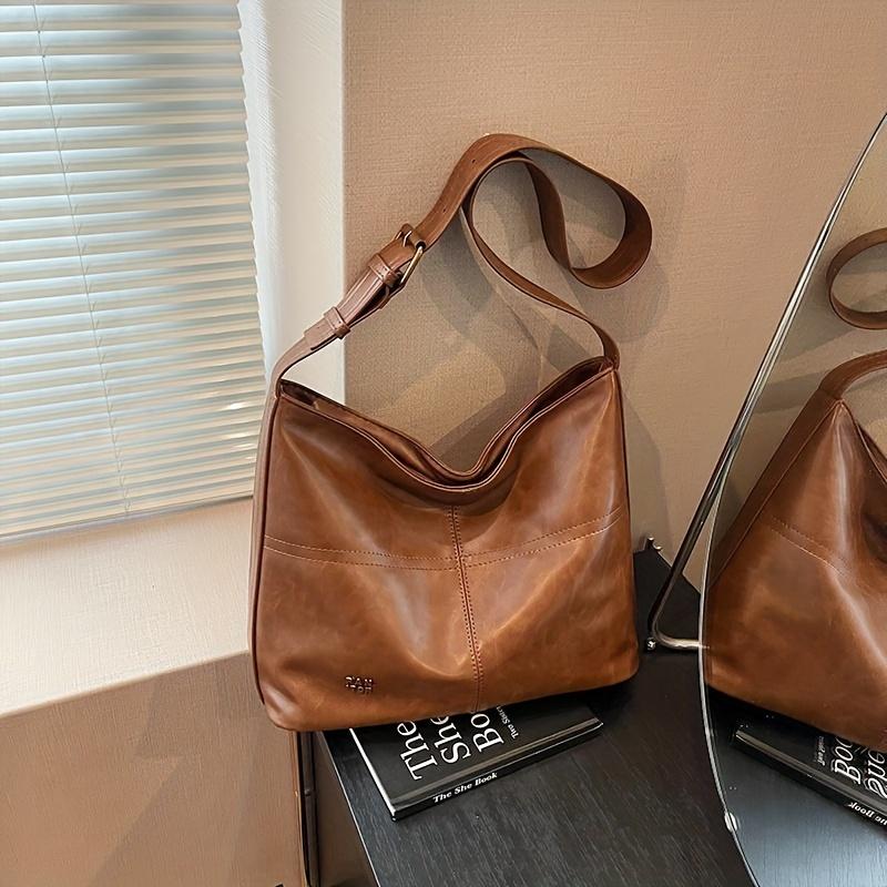 

Модная вместительная женская сумка в стиле ретро, многофункциональная, через плечо чёрный